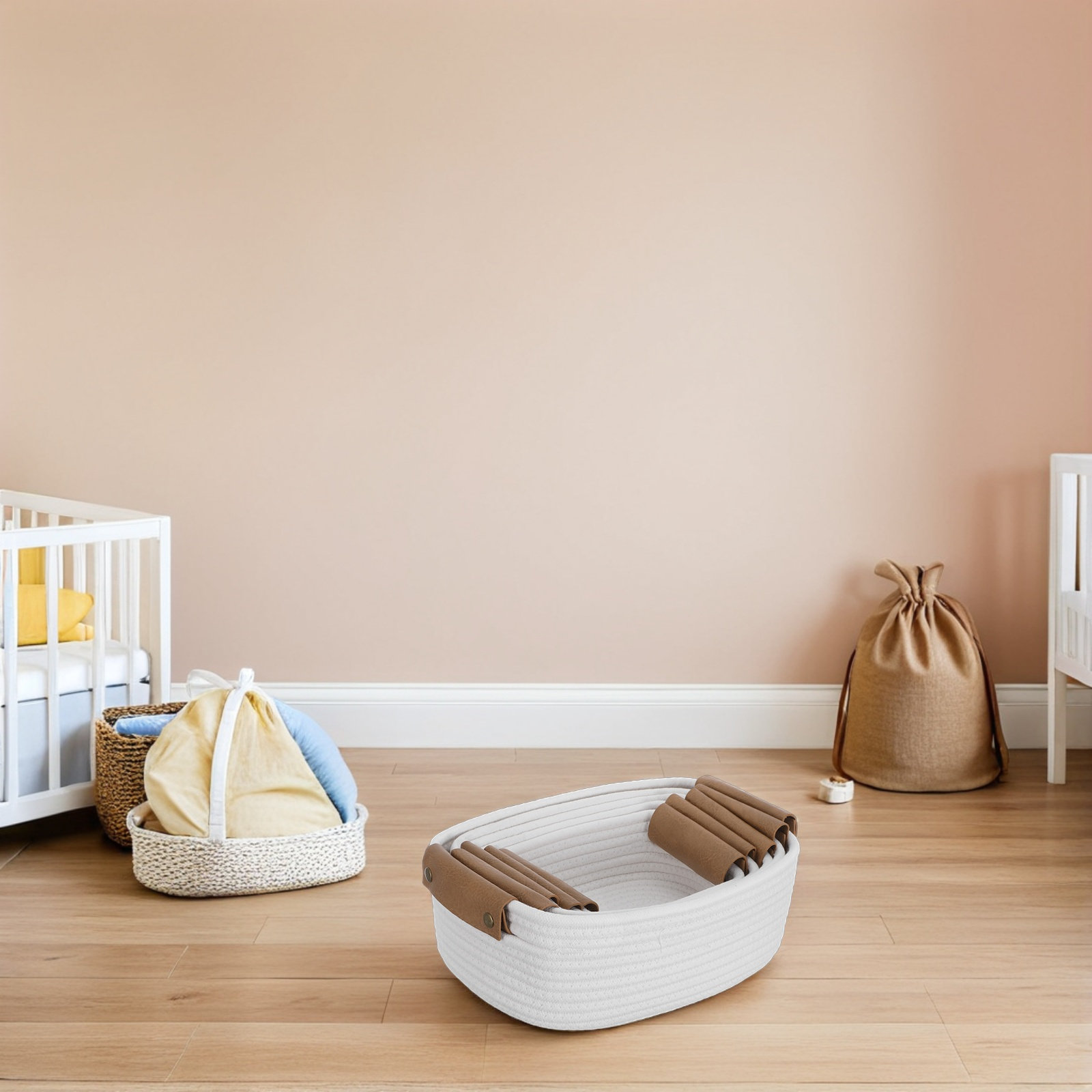 5Pcs Nursery Storage Basket Se - огляд і ціна Baby Nursery Handles
