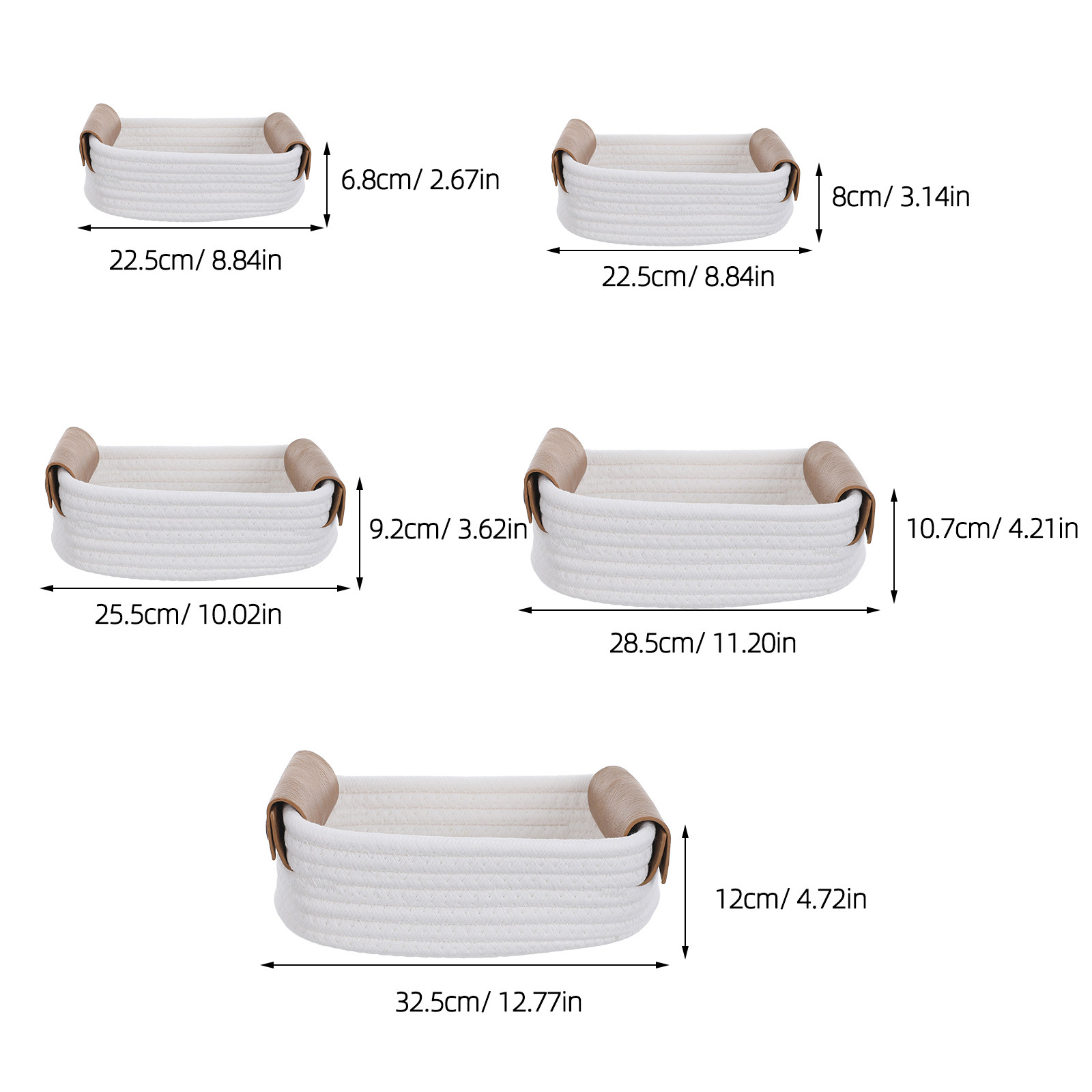 5Pcs Nursery Storage Basket Se - огляд і ціна Baby Nursery Handles