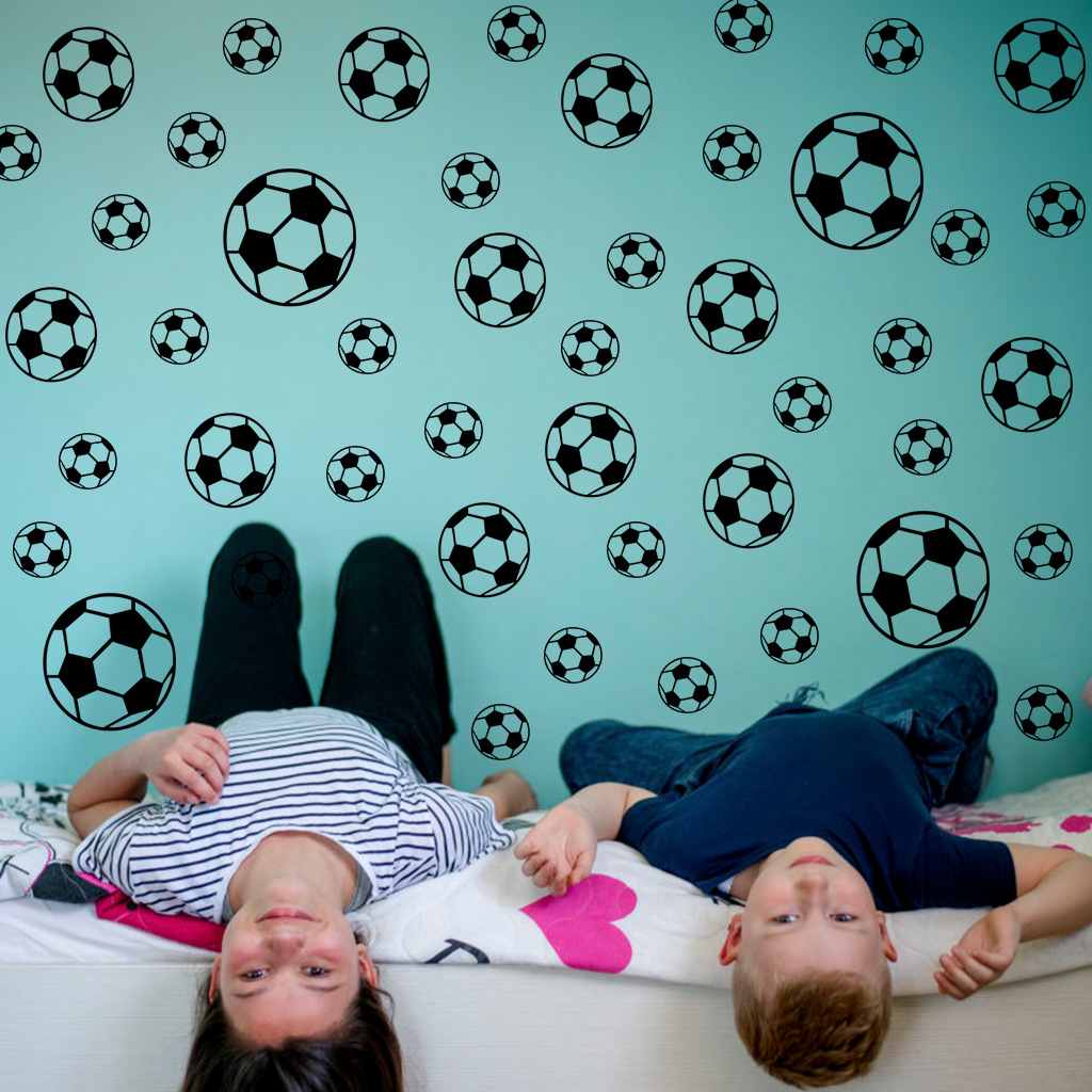 43Pcs Football Wall Stickers F - огляд і ціна Baby Nursery Vinyl