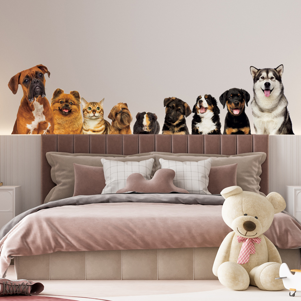 C30# 9 Cute Cats And Dogs Wall - огляд і ціна Baby Nursery Vinyl