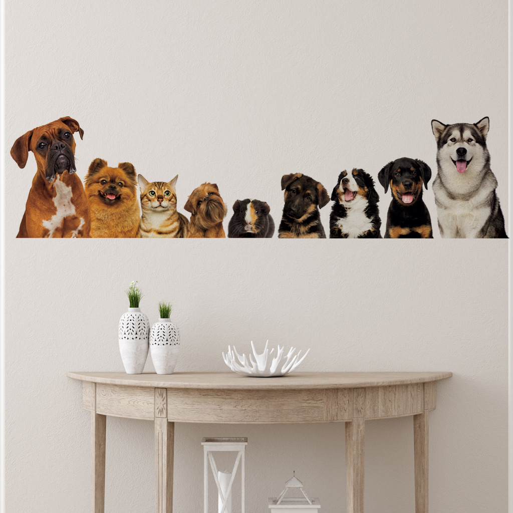 C30# 9 Cute Cats And Dogs Wall - огляд і ціна Baby Nursery Vinyl