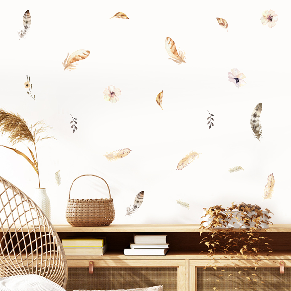 Boho Dry Leaves Cotton Botanic - огляд і ціна Baby Nursery Plants
