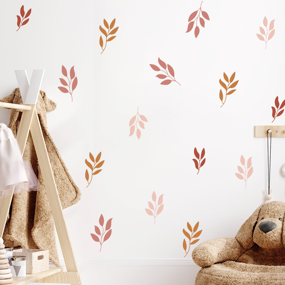 Boho Dry Leaves Cotton Botanic - огляд і ціна Baby Nursery Plants