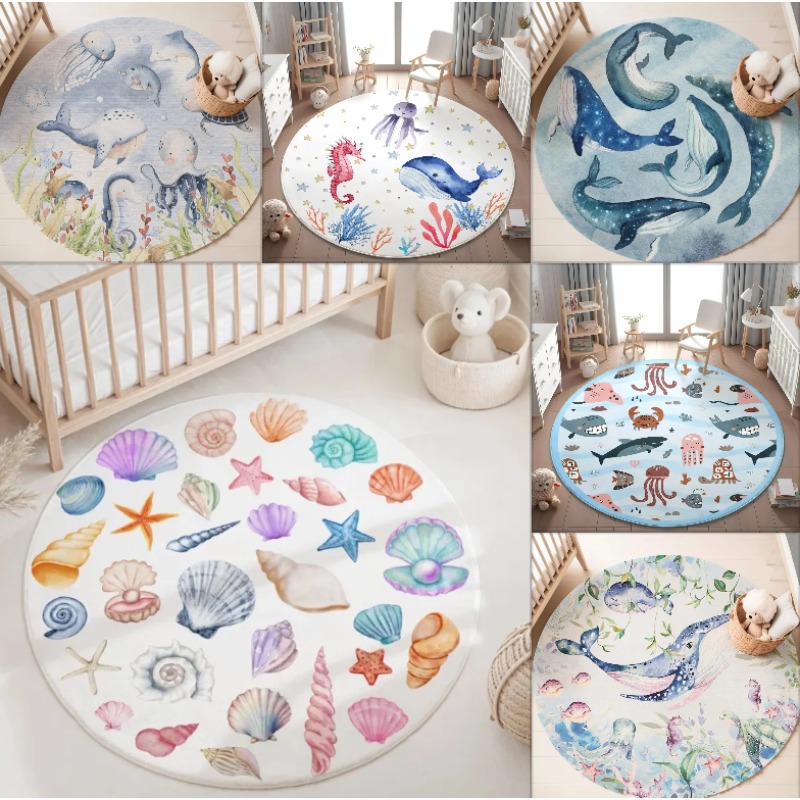 Blue Marine Animals Round Carp - огляд і ціна Baby Nursery Plants