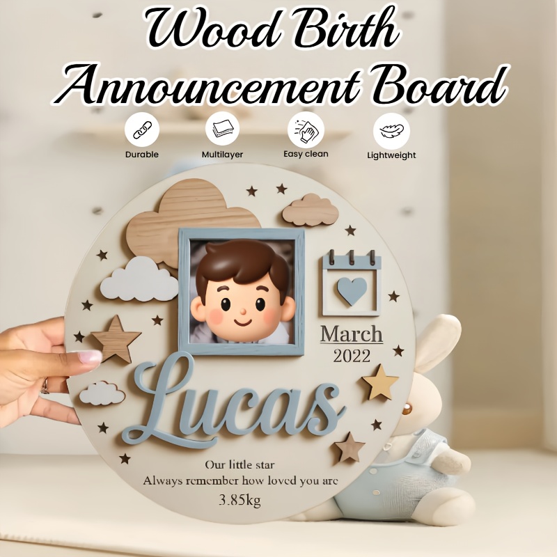 Personalized Baby Photo Frame, - огляд і ціна Baby Nursery Usa