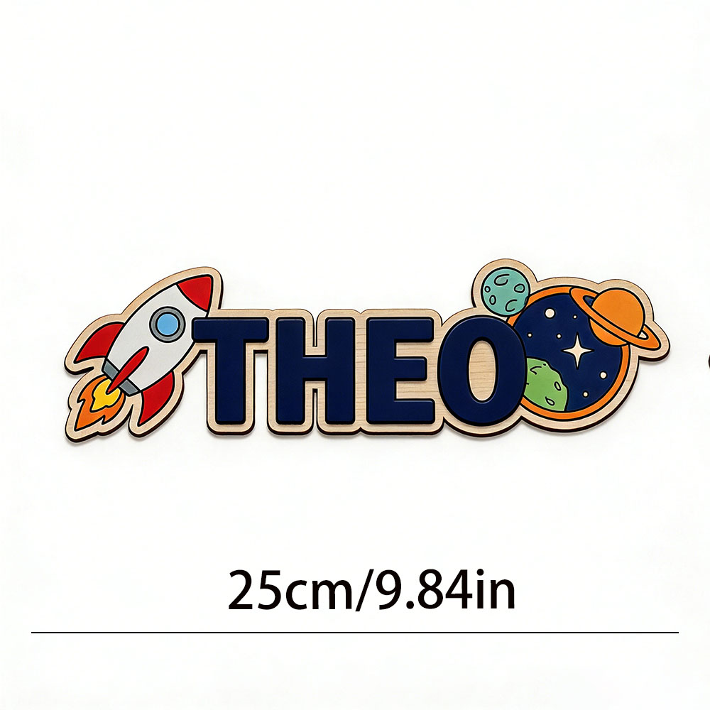 Personalized Space Rocket Name - огляд і ціна Baby Nursery Usa