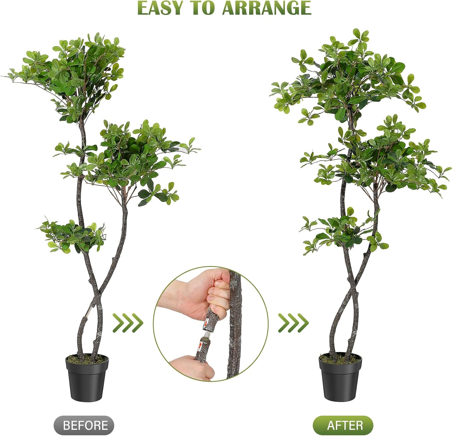 Artificial Plants Indoor, 5/6  - огляд і ціна Baby Nursery Plants