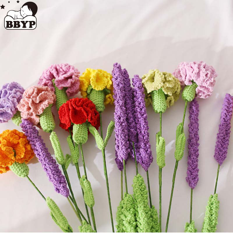 Handmade Crocheted Yarn Rose H - огляд і ціна Baby Nursery Plants