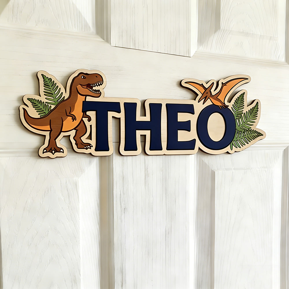 Personalized Dinosaur Name Sig - огляд і ціна Baby Nursery Usa