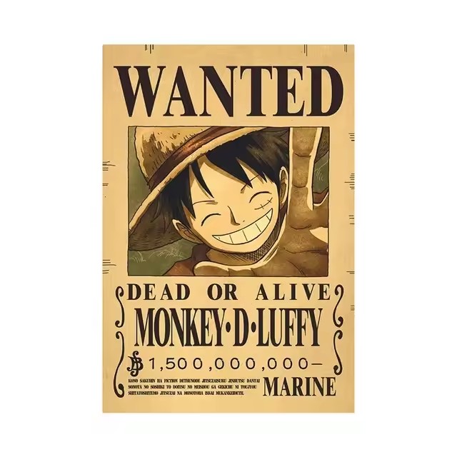 Anime One Piece Bounty Wanted  - огляд і ціна Baby Nursery Vinyl
