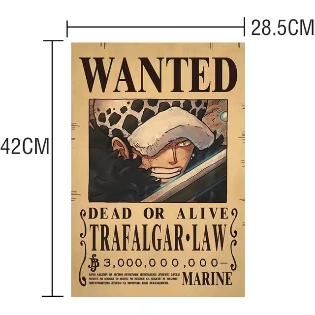Anime One Piece Bounty Wanted  - огляд і ціна Baby Nursery Vinyl