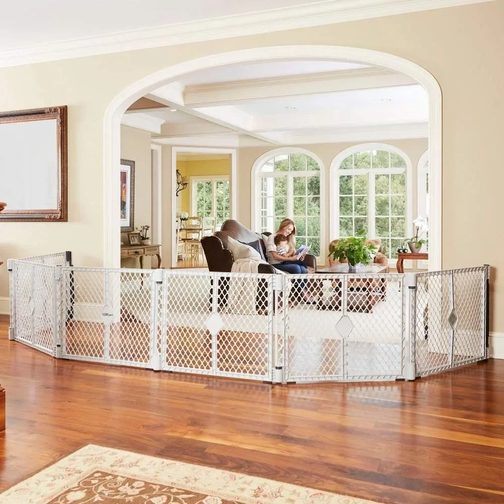 #For Superyard 6 Panel Baby Pl - огляд і ціна Baby Gate Extra Wide