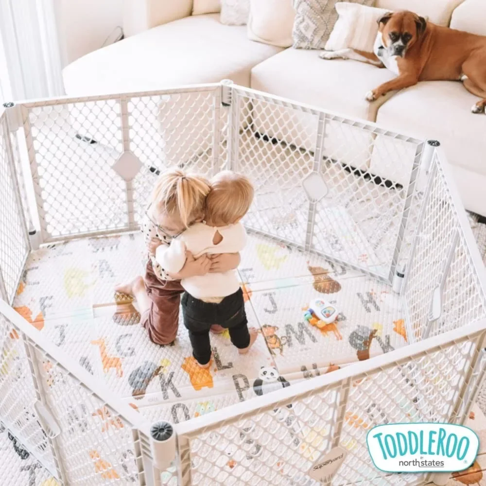 #For Superyard 6 Panel Baby Pl - огляд і ціна Baby Gate Extra Wide