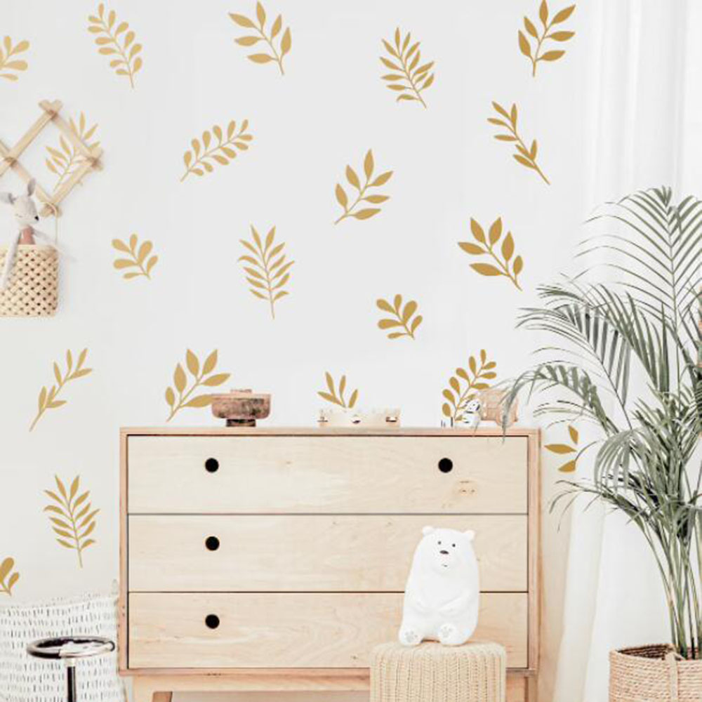 41Pcs Botanical Leaf Wall Stic - огляд і ціна Baby Nursery Plants