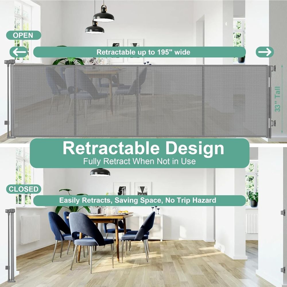 Reinorced 195 Inch Extra Wide  - огляд і ціна Baby Gate Extra Wide
