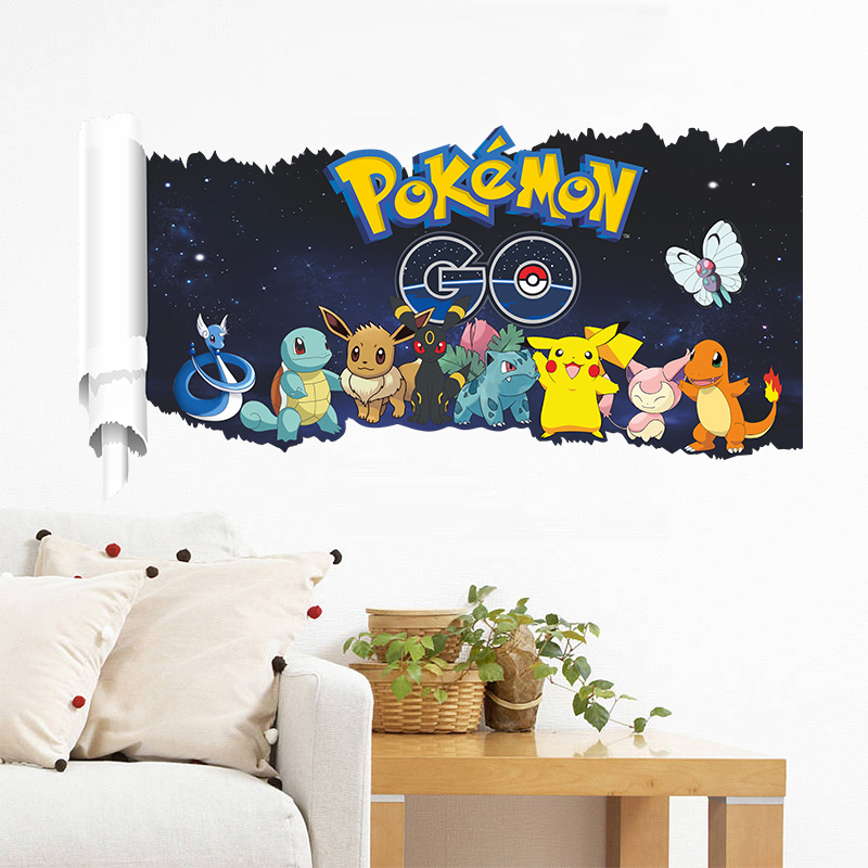 Cartoon Pokémon Pikachu Wall S - огляд і ціна Baby Nursery Vinyl