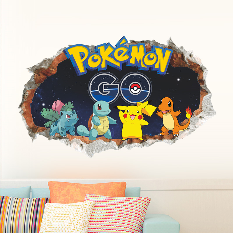 Cartoon Pokémon Pikachu Wall S - огляд і ціна Baby Nursery Vinyl
