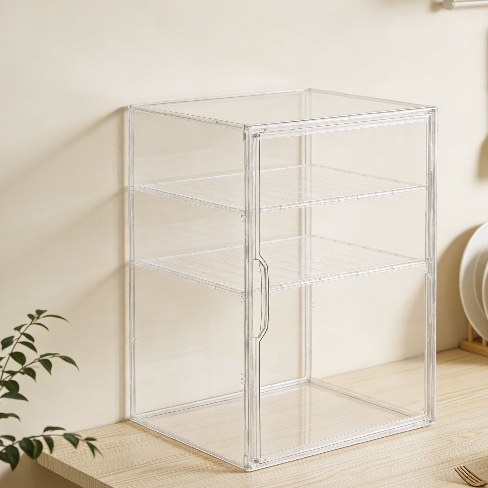 3-Tier Clear Bottle Organizer  - огляд і ціна Baby Nursery Shelves