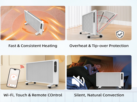 Quiet Radiant Graphene Electri - огляд і ціна Baby Nursery Usa
